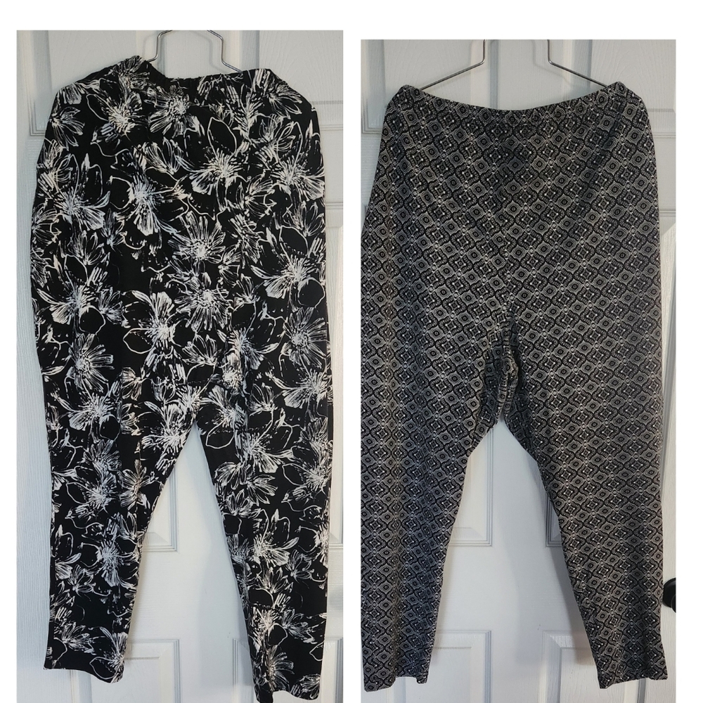2 Pairs Plus Size 5X Leggings